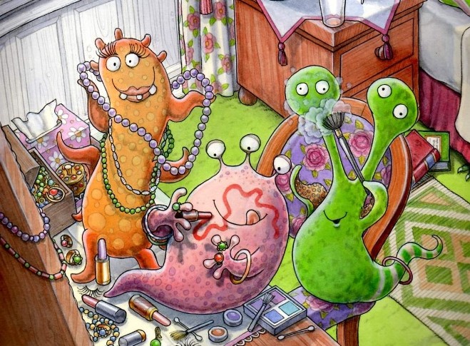 monsters with makeup